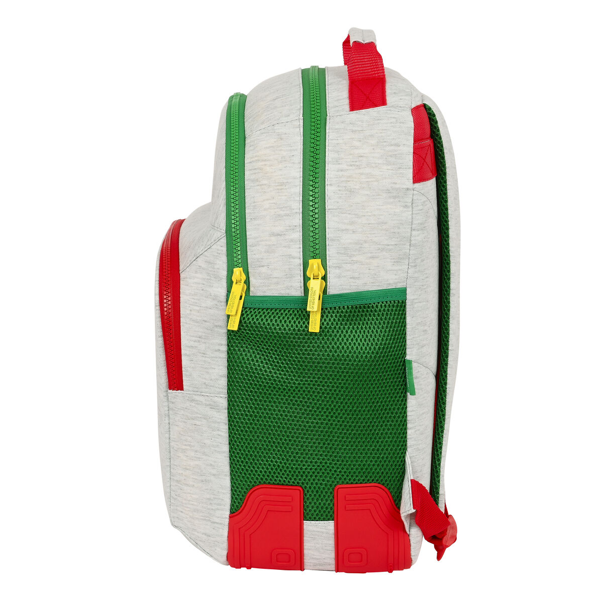 Skolryggsäck Benetton Pop Grå (32 x 42 x 15 cm) - 3
