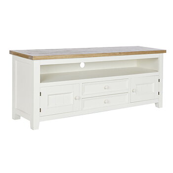 TV-möbler DKD Home Decor Beige Naturell Paulowniaträ 134,5 x 35 x 55 cm
