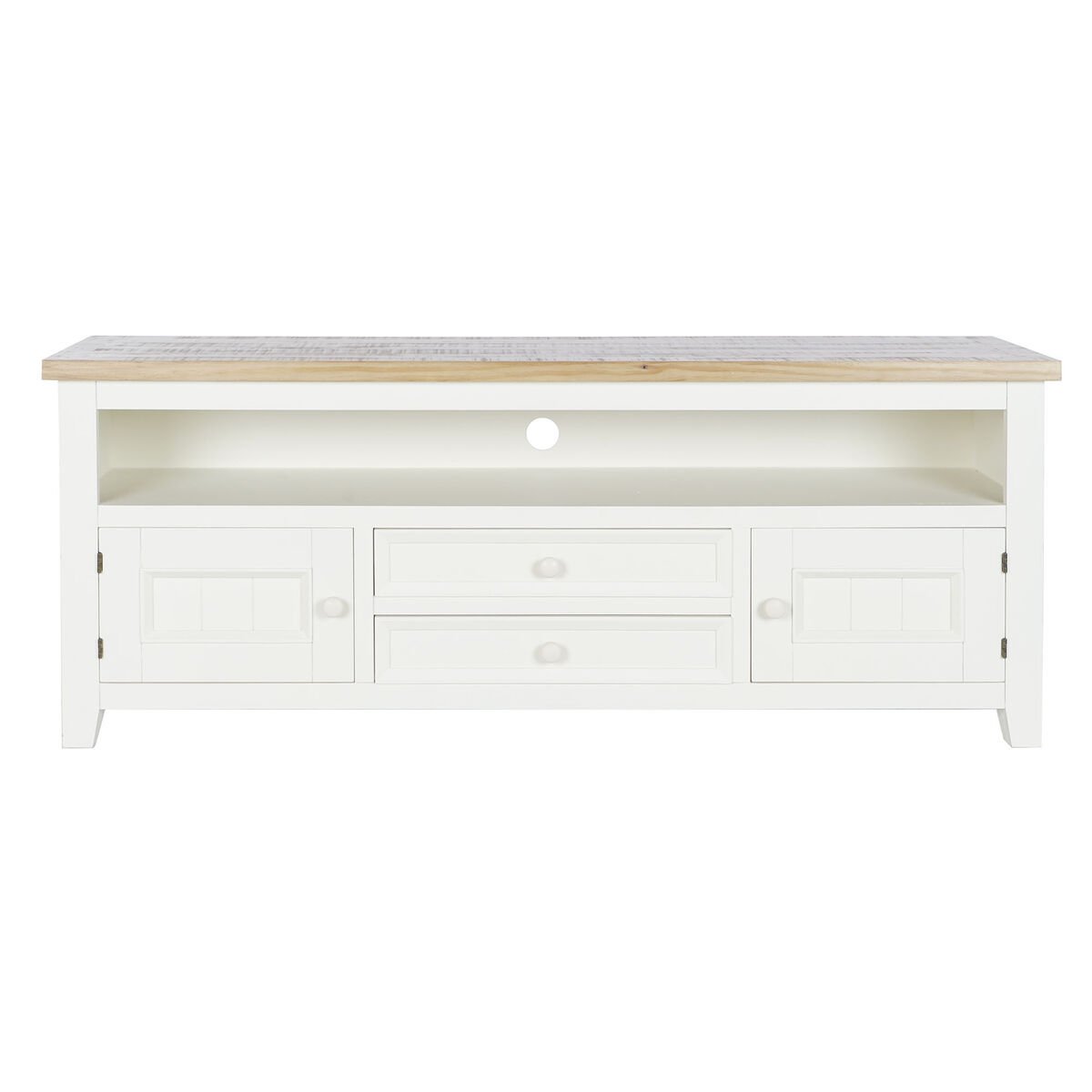 TV-möbler DKD Home Decor Beige Naturell Paulowniaträ 134,5 x 35 x 55 cm - 3