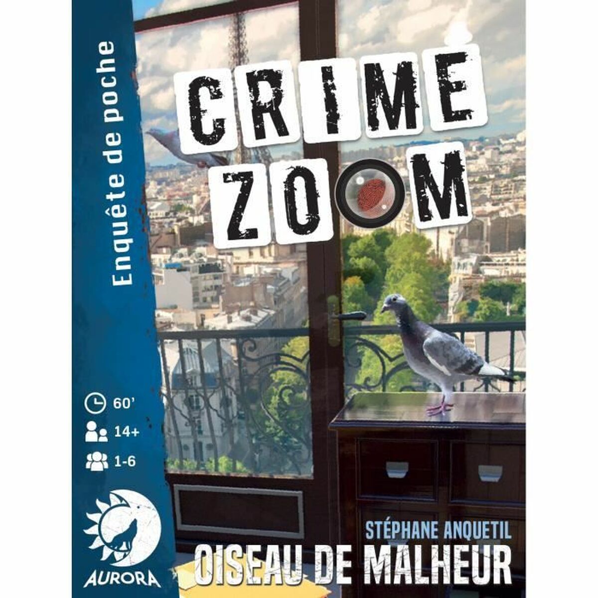 Sällskapsspel Asmodee Crime Zoom : Oiseau de Malheur 13 x 3 x 10 cm - 4