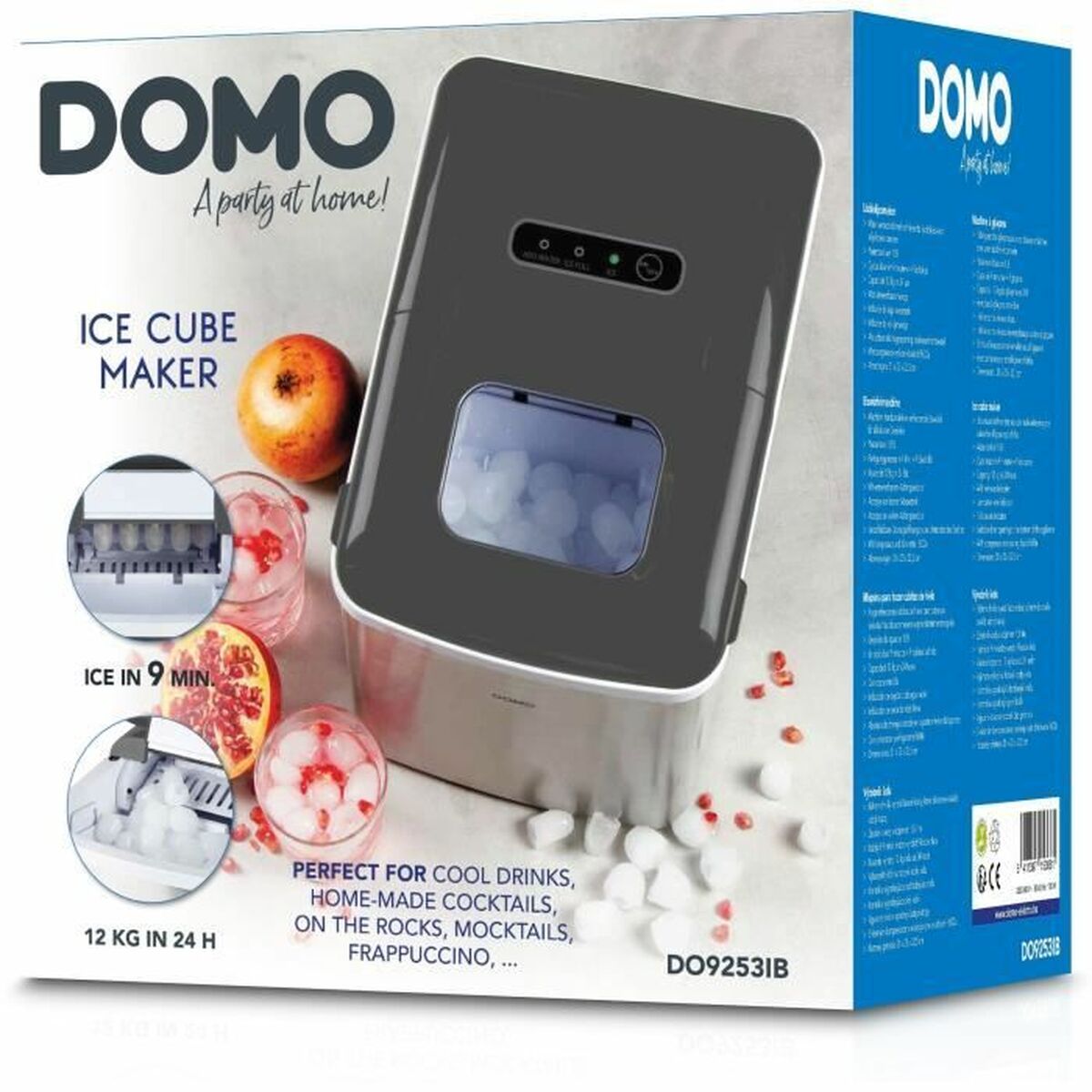 Ismaskin DOMO DO9253IB Stål 1,8 L - 3