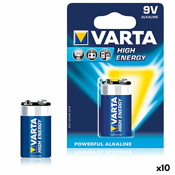 Batteri Varta 6LR61 9V 9 V 580 mAh 1,5 V (10 antal)
