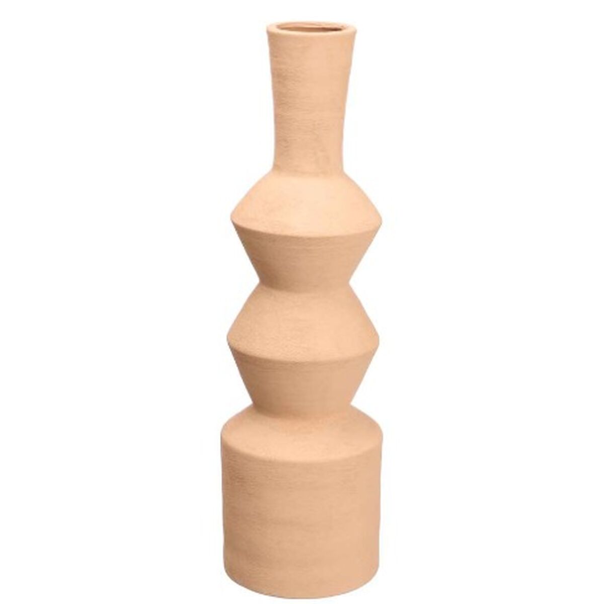 Vas Gift Decor Brun Keramik Geometrisk 15 x 60 x 15 cm