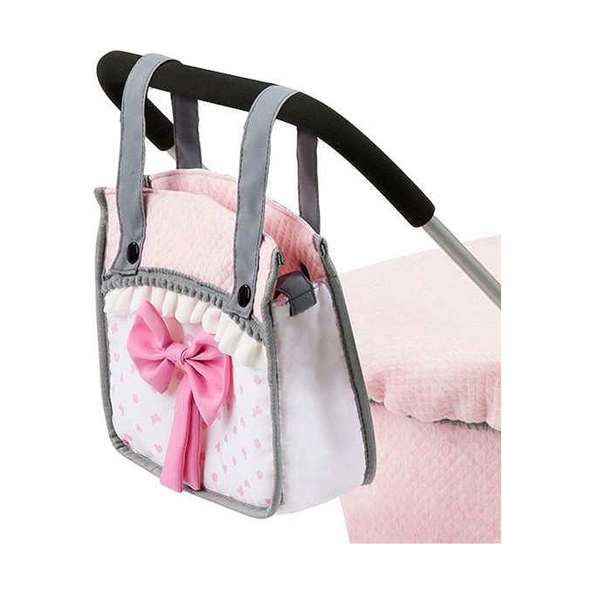 Dockvagn Reig Dolls Pram Rosa 64 cm - 2