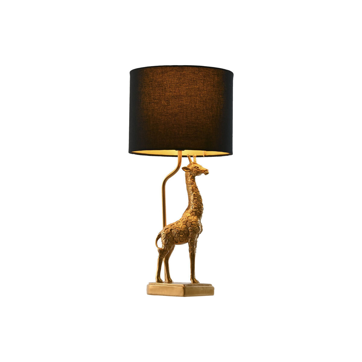 Bordslampa Home ESPRIT Svart Gyllene 20 x 20 x 53 cm - 5