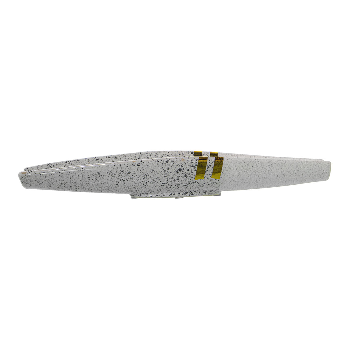 Bordsdekoration Alexandra House Living Vit Silvrig Keramik 35 x 11 x 5 cm - 2
