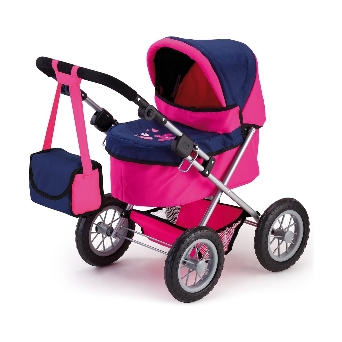 Dockvagn Reig Trendy Classic Fuchsia 45 cm - 11
