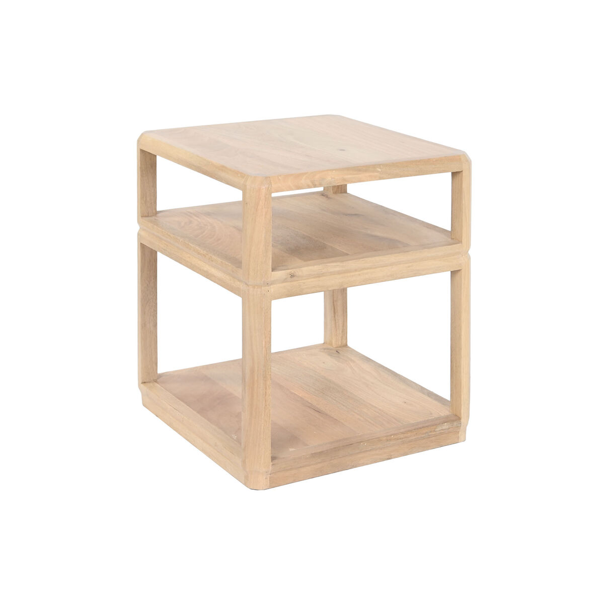 Sidobord Home ESPRIT Naturell Mangoträ 51 x 51 x 61 cm