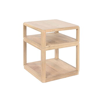 Sidobord Home ESPRIT Naturell Mangoträ 51 x 51 x 61 cm