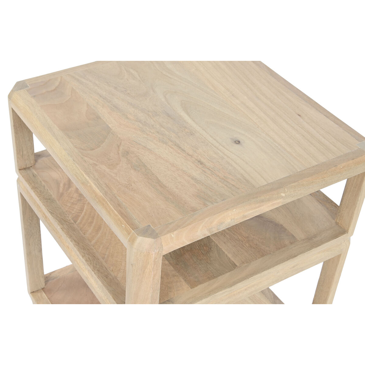 Sidobord Home ESPRIT Naturell Mangoträ 51 x 51 x 61 cm - 5