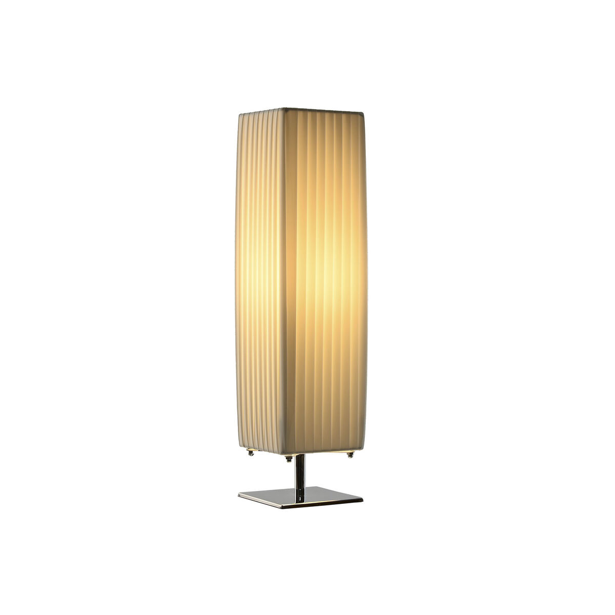 Bordslampa Home ESPRIT Vit 50 W 220 V 14 x 14 x 57 cm - 2