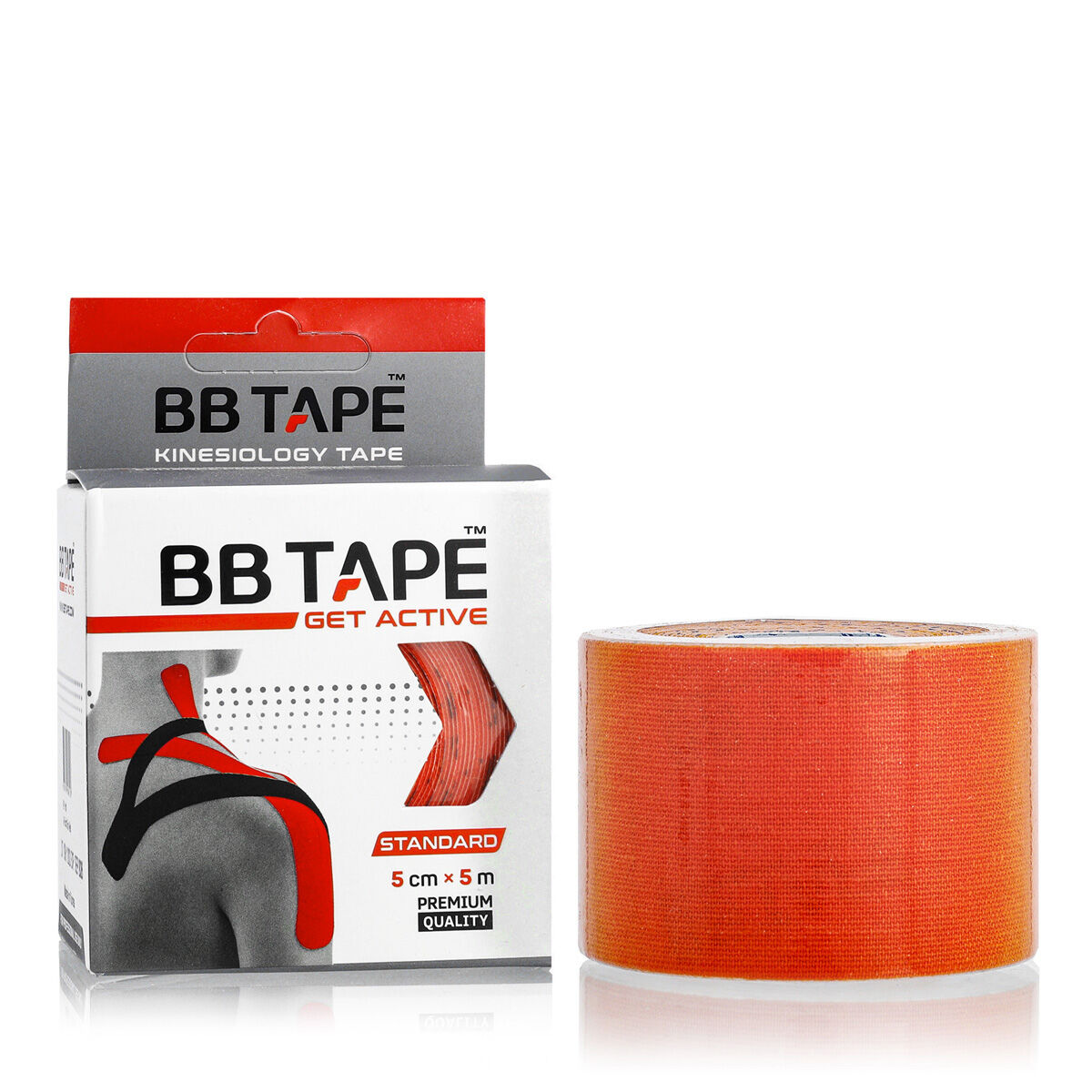 Kinesiologisk tejp Get Active Orange 5 cm x 5 mm
