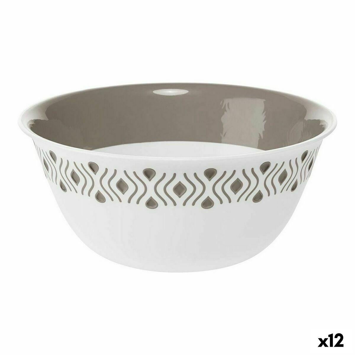 Snacksskål Stefanplast Tosca Beige Plast 23 x 10 x 23 cm (12 antal)
