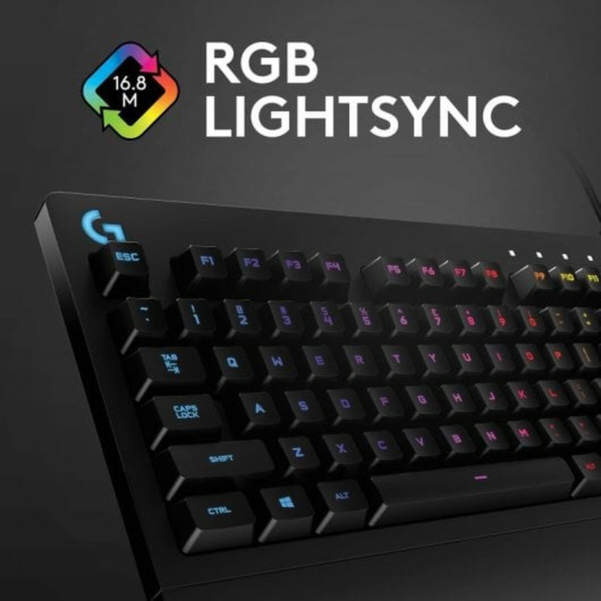 Tangentbord och Mus Logitech G213 Prodigy Svart Qwerty Italienska - 3