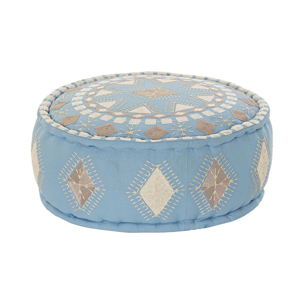 Kudde DKD Home Decor Golv Blå 60 x 60 x 25 cm - 4