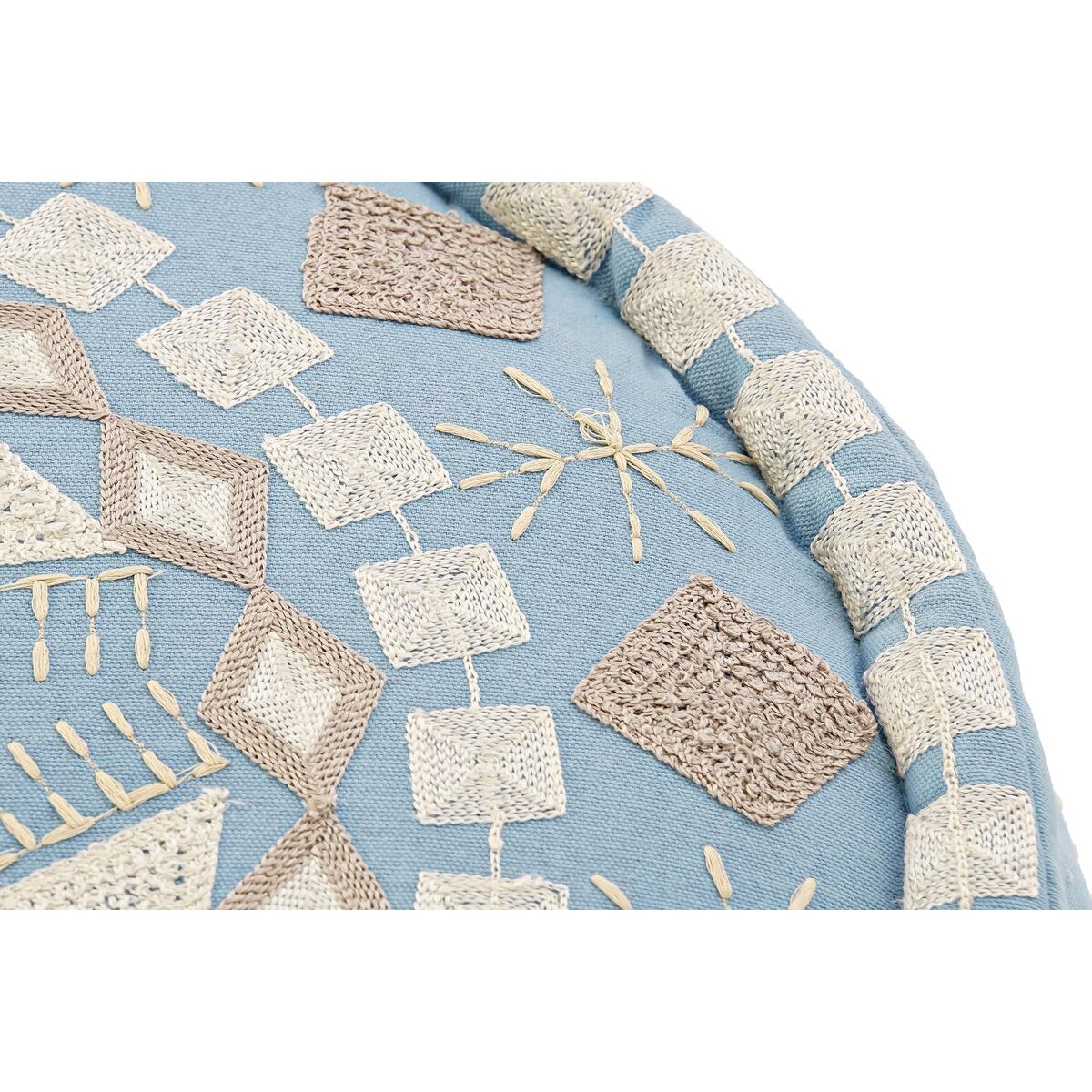 Kudde DKD Home Decor Golv Blå 60 x 60 x 25 cm - 5