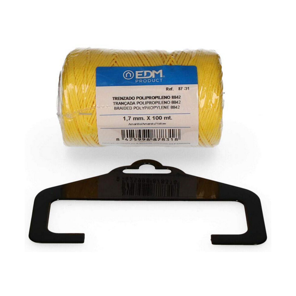 Flätat rep EDM 87831 Gul polypropen - 6