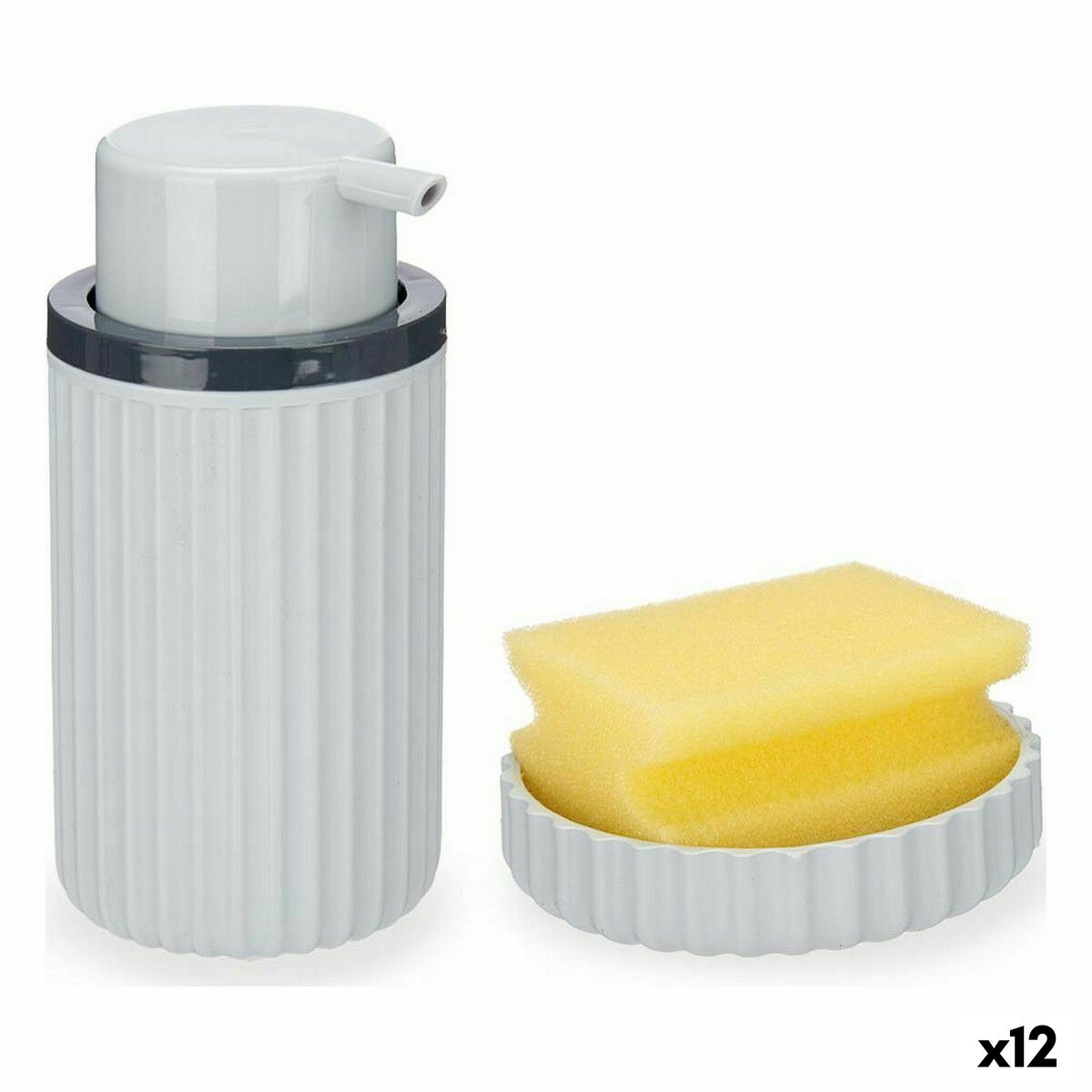 Köksuppsättning 3 Delar Grå Plast (12 antal) - 3