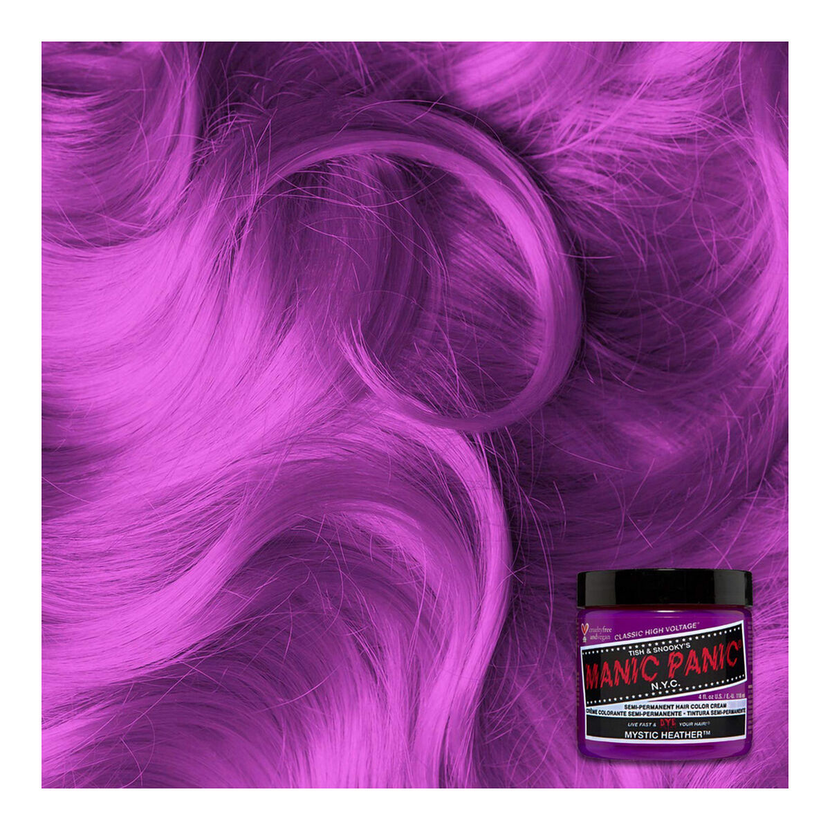 Permanent färg Classic Manic Panic Mystic Heather (118 ml) - 4