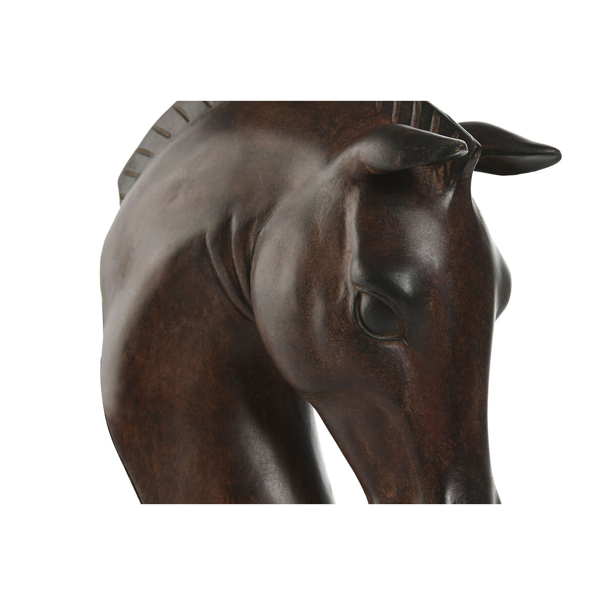 Vägglampa Home ESPRIT Svart Mörkbrun Kolonial Häst 220 V 18 x 21,5 x 50,5 cm (2 antal) - 3