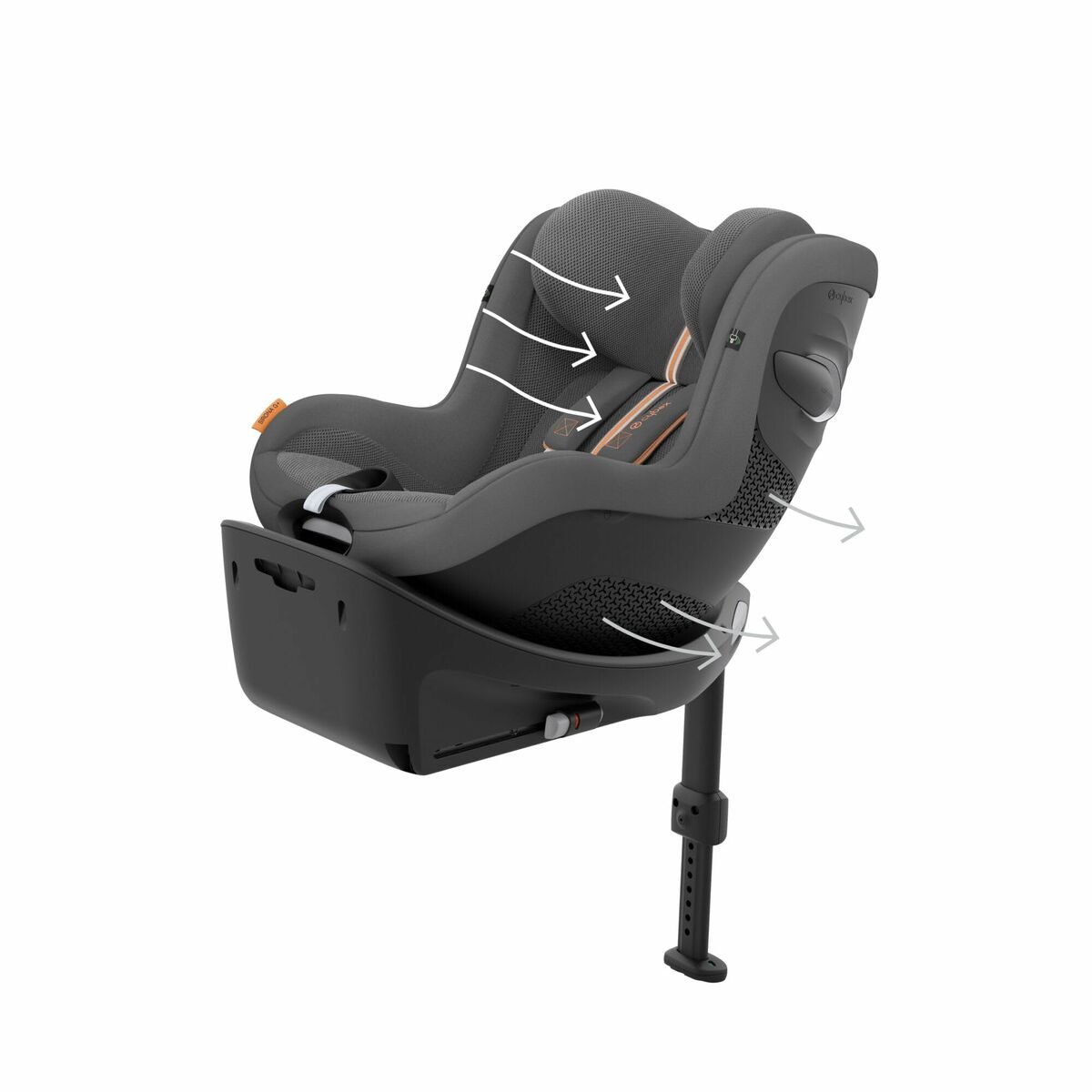 Bilstol Cybex Sirona G I-SIZE PLUS Grå ECE R129/04 - 3