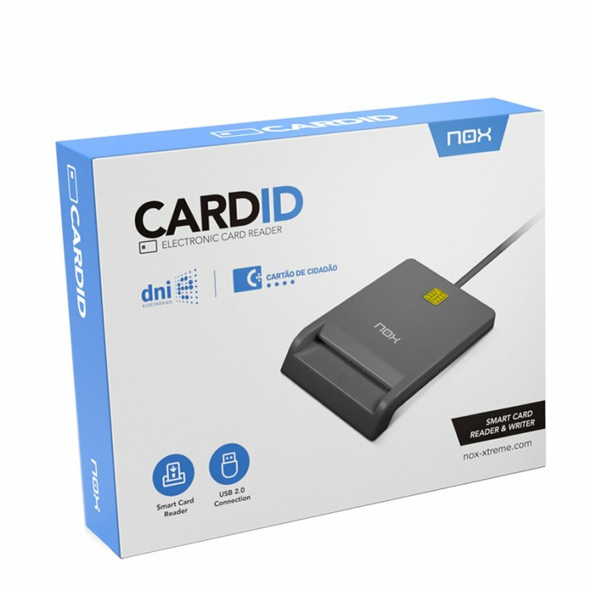 Kortläsare Nox-Xtreme Lite Card ID Svart USB Uppkoppling - 2
