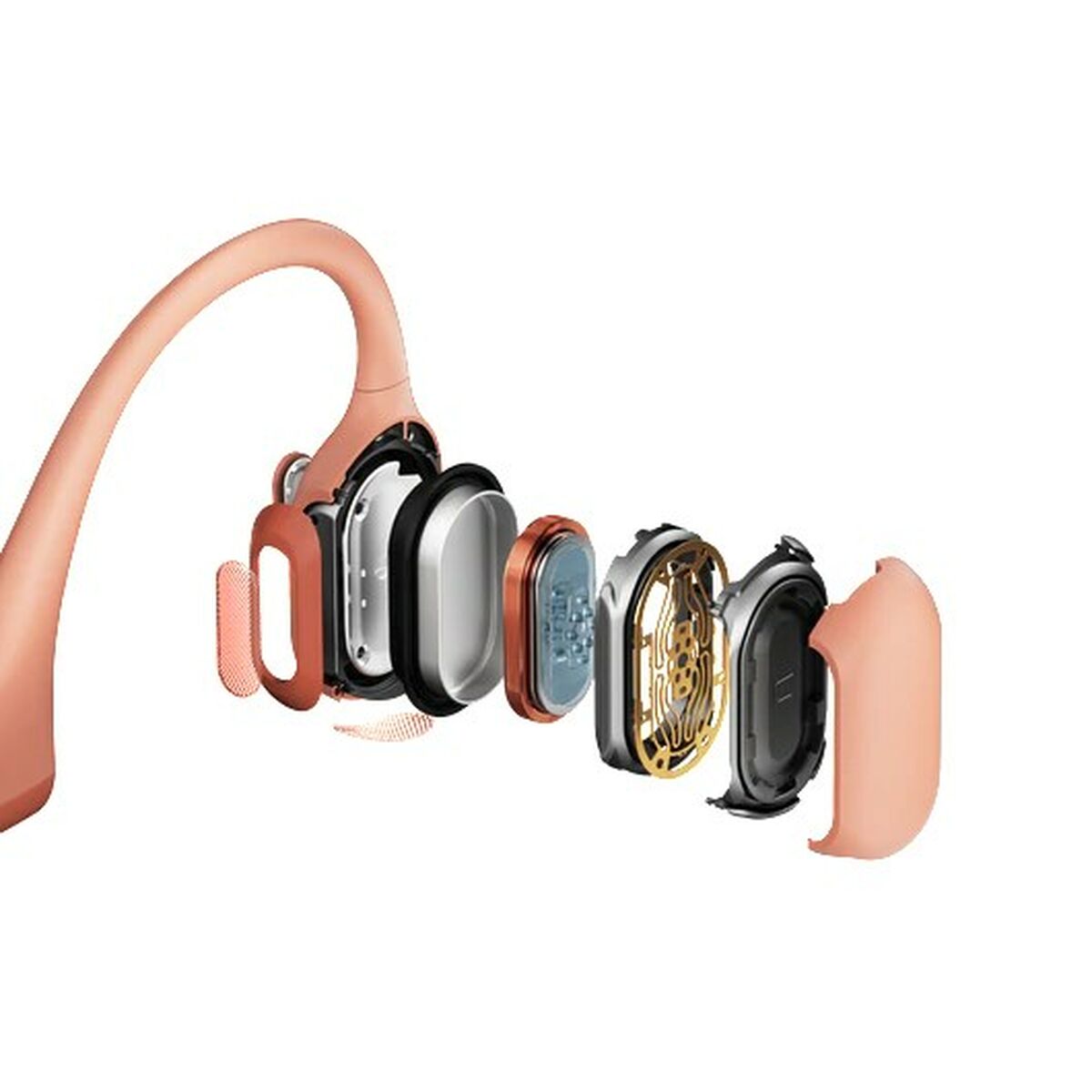 Bluetooth Sporthörlurar Shokz OpenRun Pro Rosa - 2