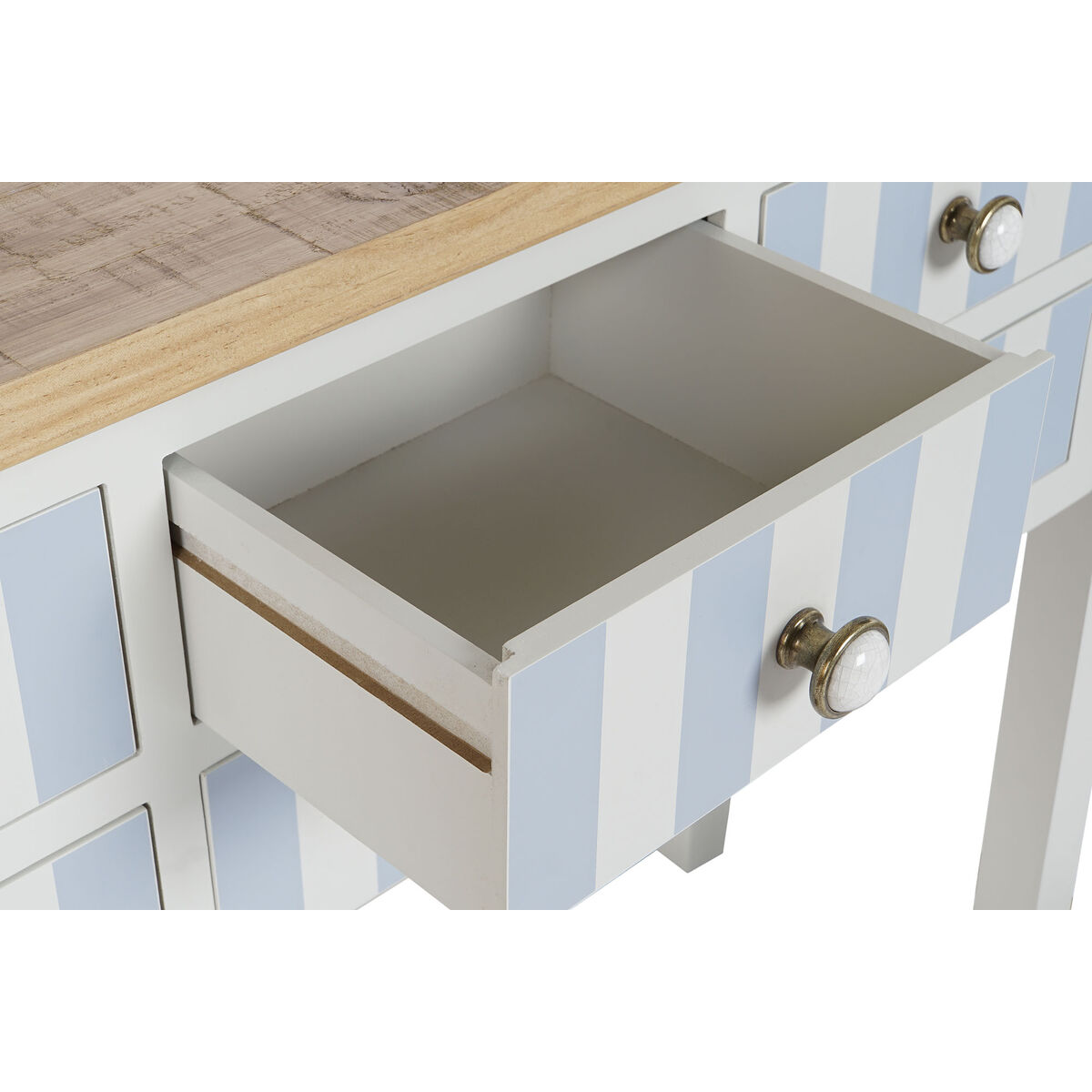 Mottagare Home ESPRIT Blå Vit 103 x 35 x 80 cm - 7