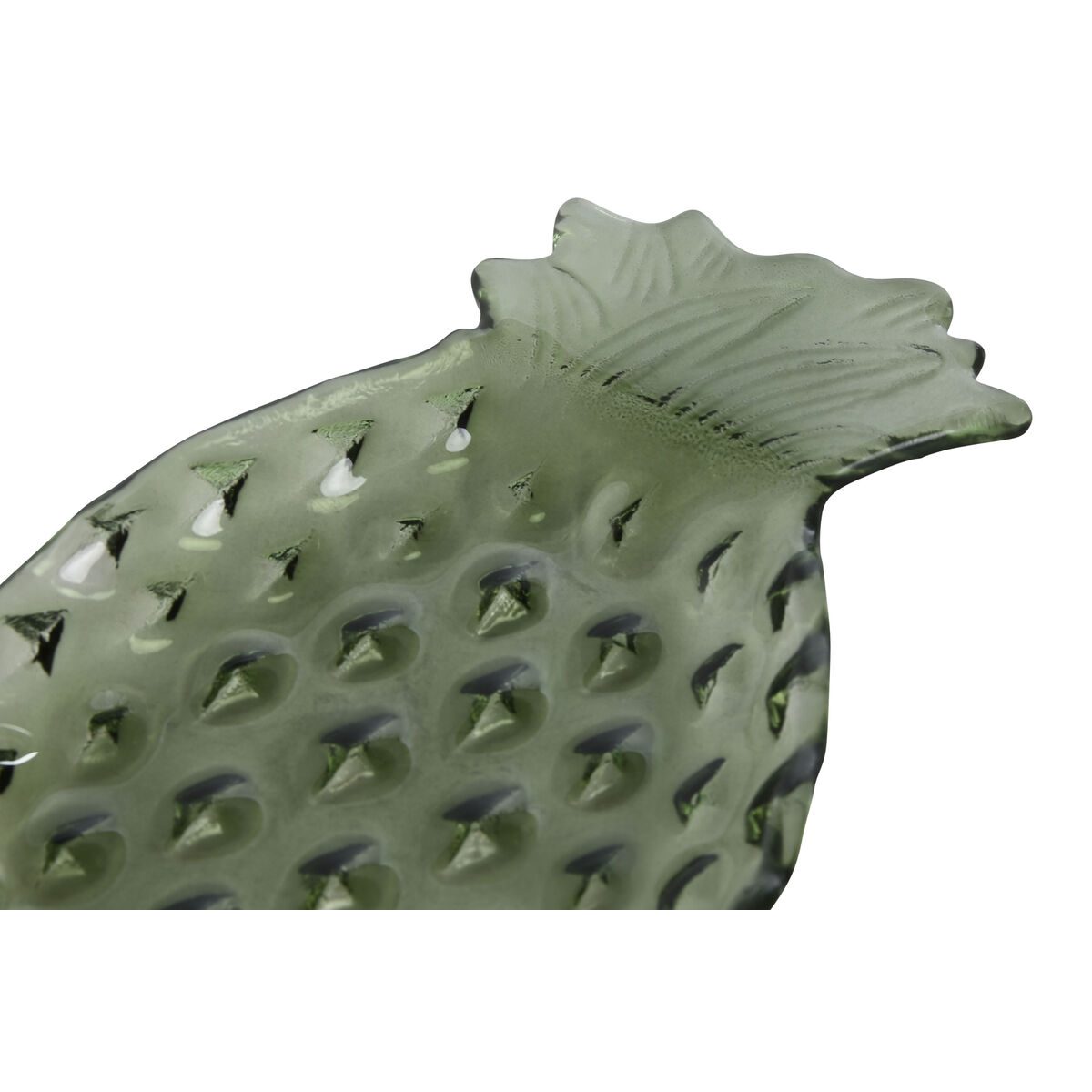 Bordsdekoration Home ESPRIT Grön Ananas Tropiskt 20 x 15 x 1,5 cm - 2