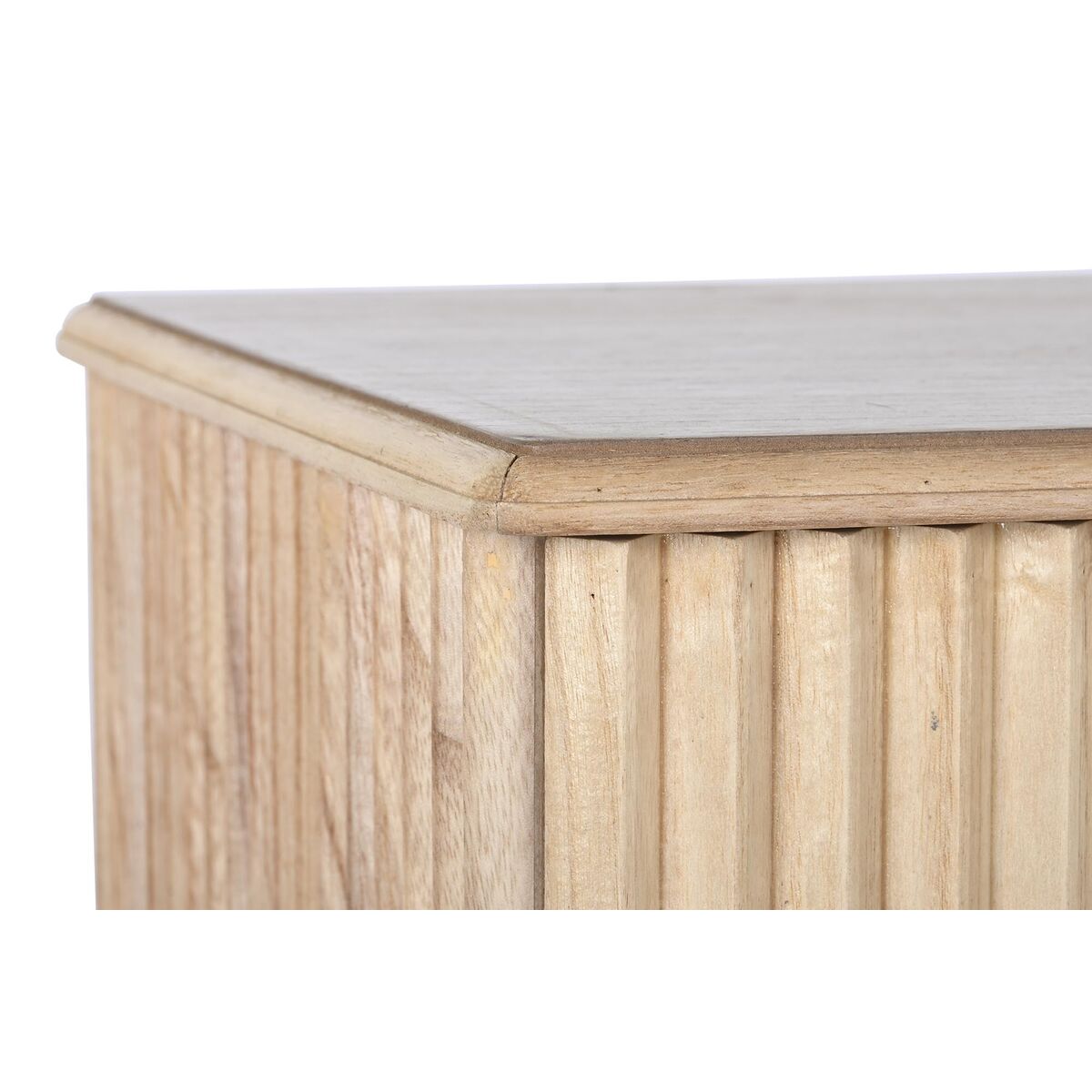 Nattduksbord DKD Home Decor Gyllene Ljusbrun Paulowniaträ Trä MDF 43 x 40 x 70 cm - 3