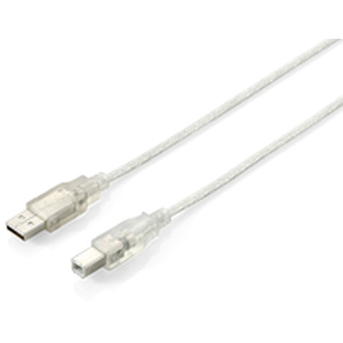 USB 2.0 A till USB B Kabel Equip 128652 Silvrig 5 m - 2