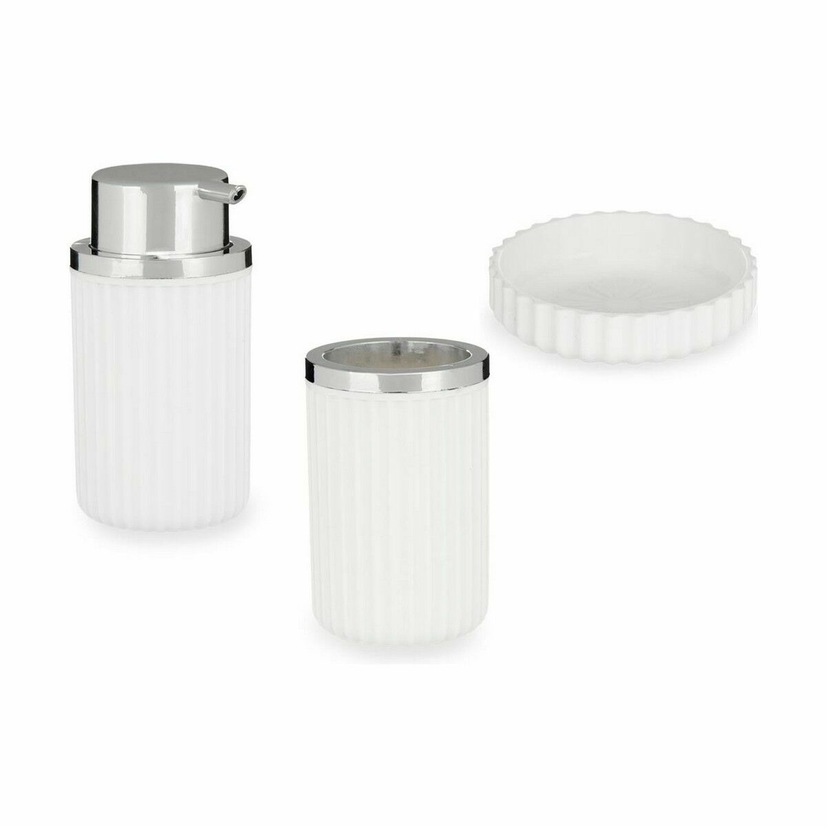 Badkit Berilo Vit Plast 10,5 x 16,5 x 15,5 cm (12 antal) - 5