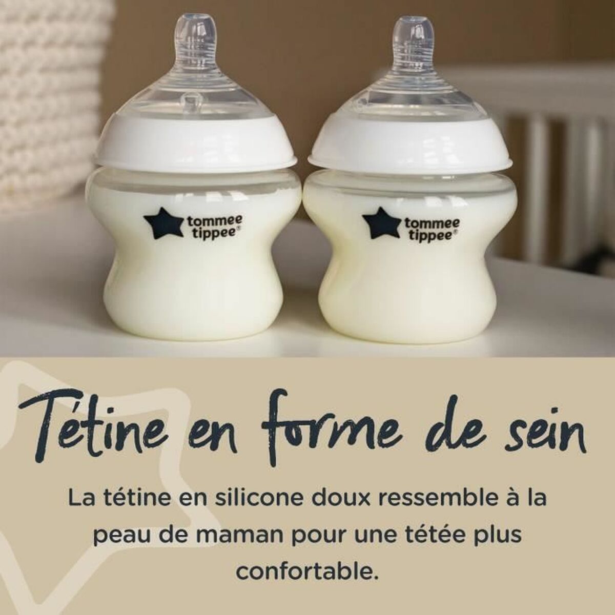 Set med nappflaskor Tommee Tippee 260 ml - 4