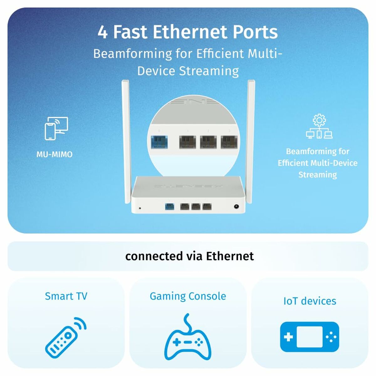 Router Keenetic KN-1613-01EN Ethernet LAN Wi-Fi - 3