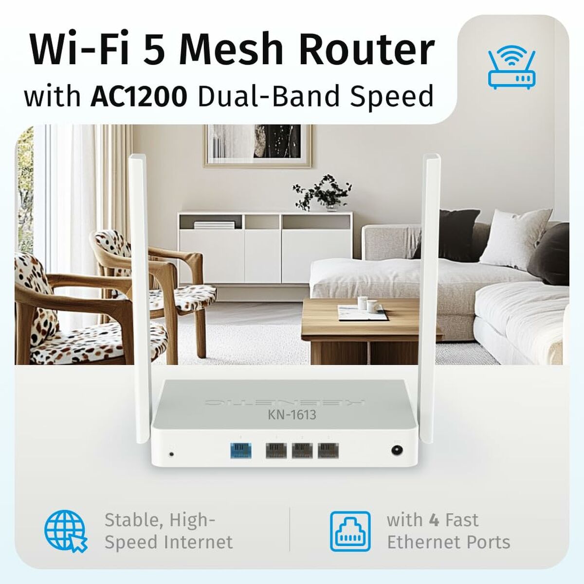 Router Keenetic KN-1613-01EN Ethernet LAN Wi-Fi - 2