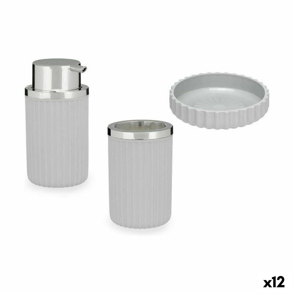 Badkit Grå Plast (12 antal)