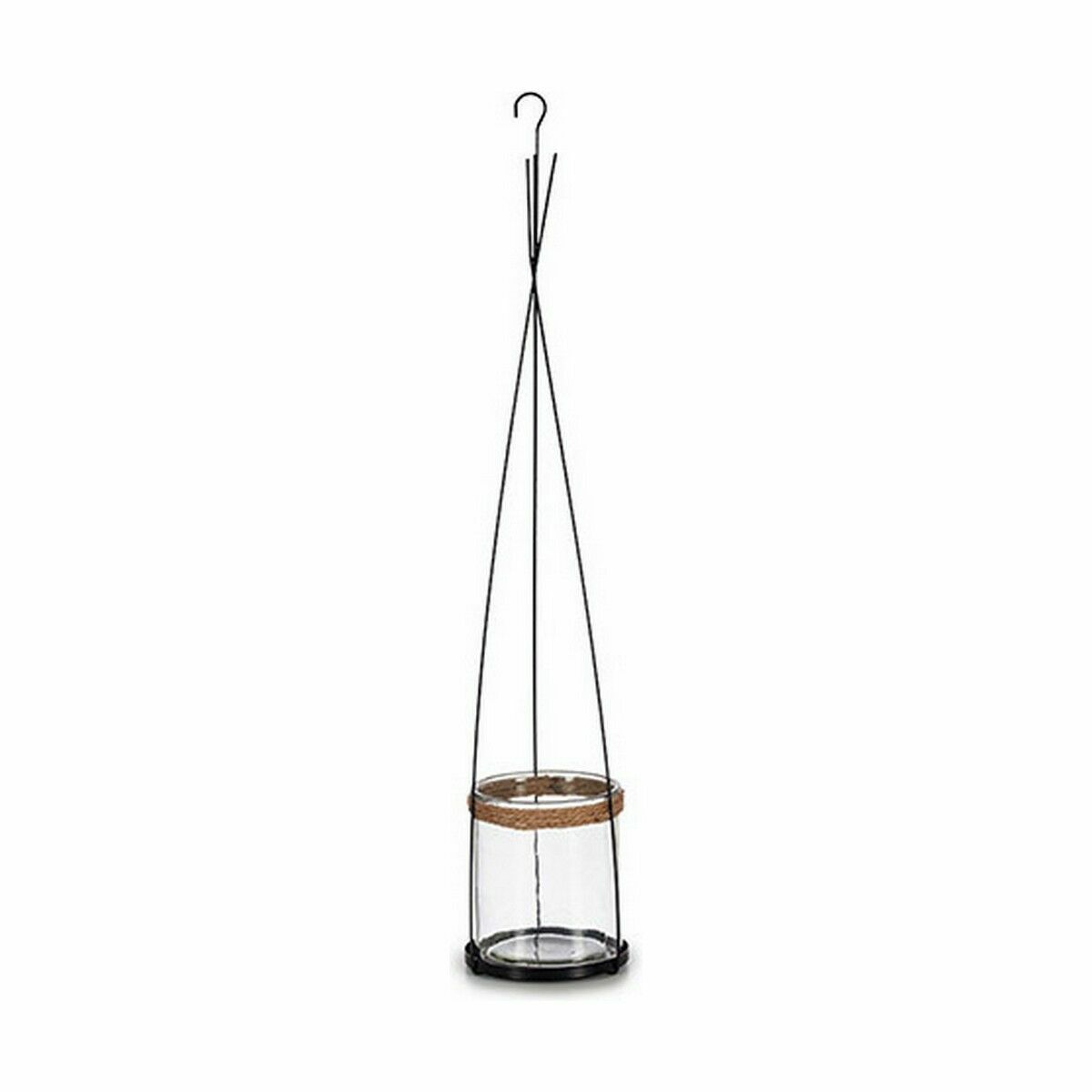 Ljusstakar Ibergarden Metall Glas 15,5 x 85,5 x 15,5 cm (12 antal) - 5