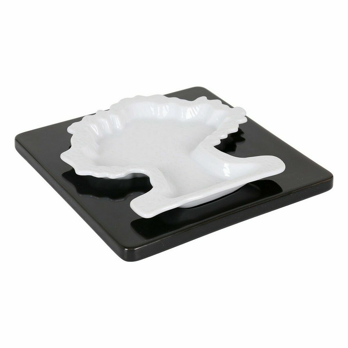Snacksbricka Viejo Valle Porslin Träd 16,8 x 16,8 x 1,1 cm Set 2 Delar (12 antal) - 2