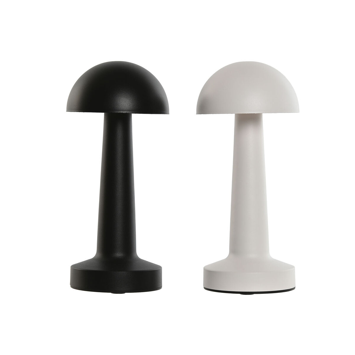 Bordslampa Home ESPRIT Vit Svart 9 x 9 x 22 cm (2 antal)