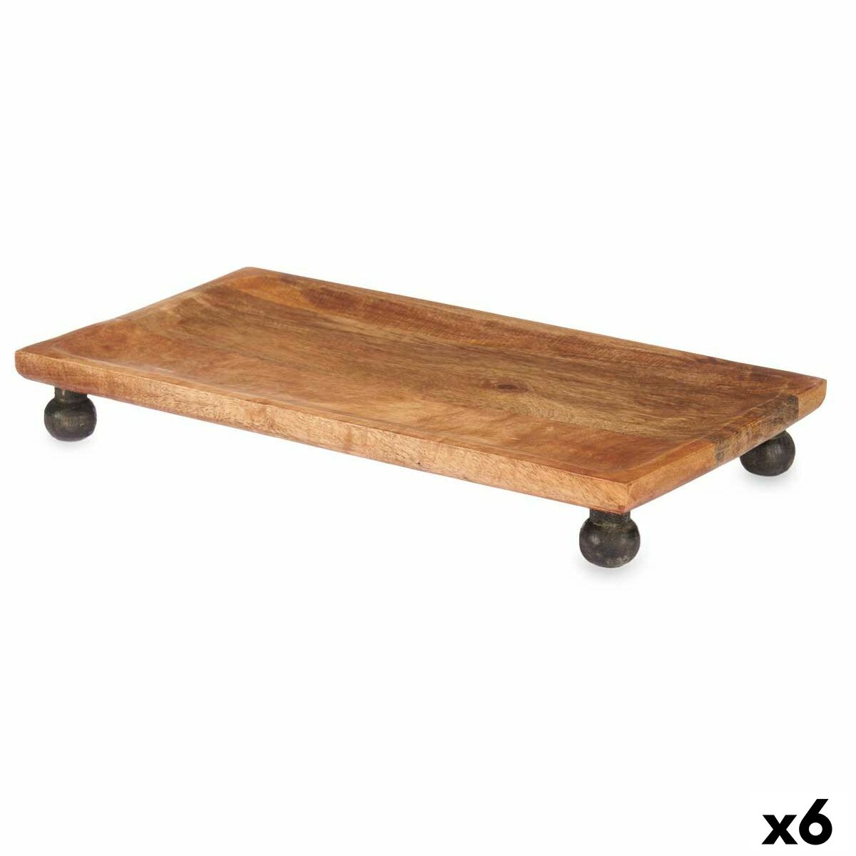 Bordsdekoration Brun Rektangulär 45 x 6 x 25 cm (6 antal)