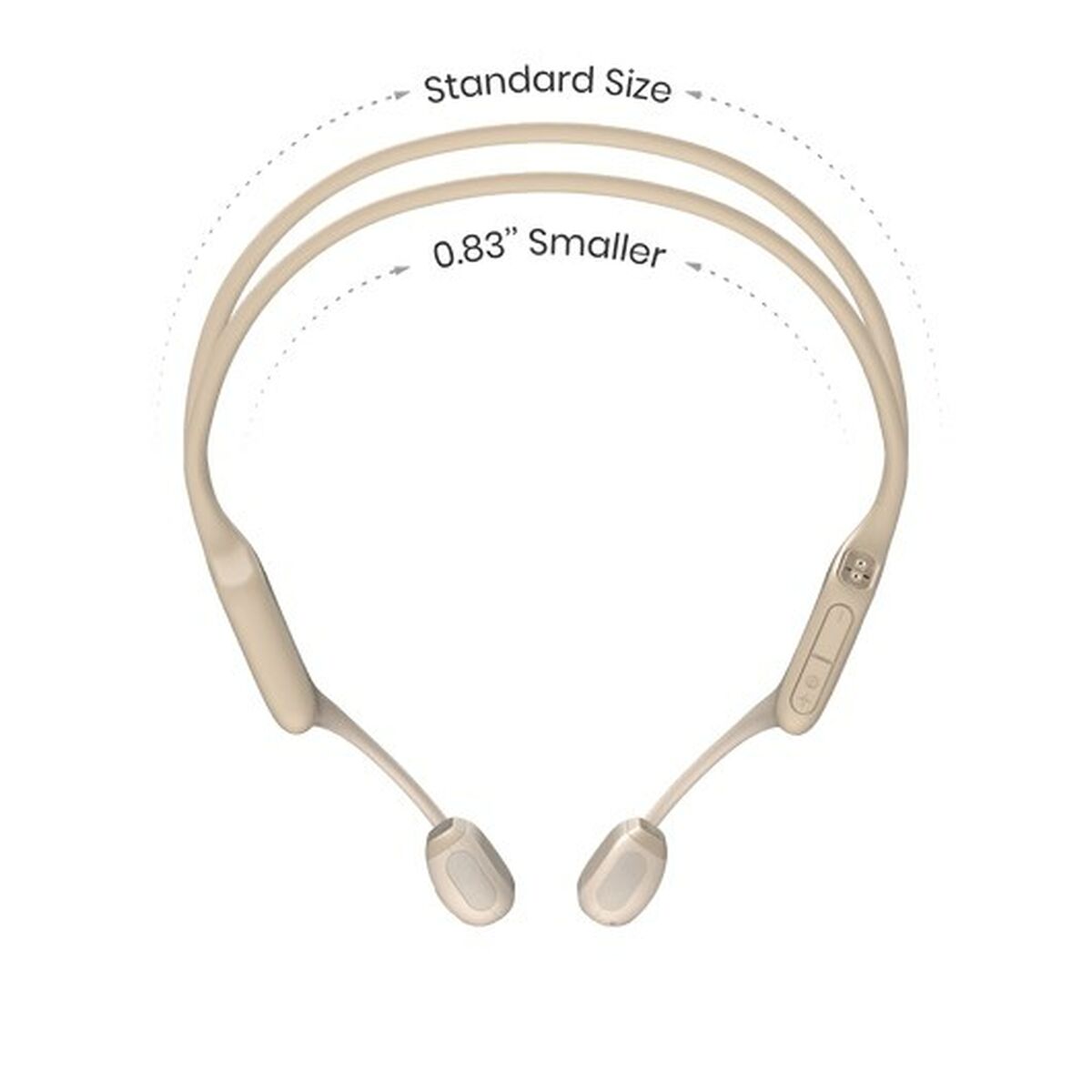 Bluetooth Sporthörlurar Shokz S811-MN-BG                      Beige - 5