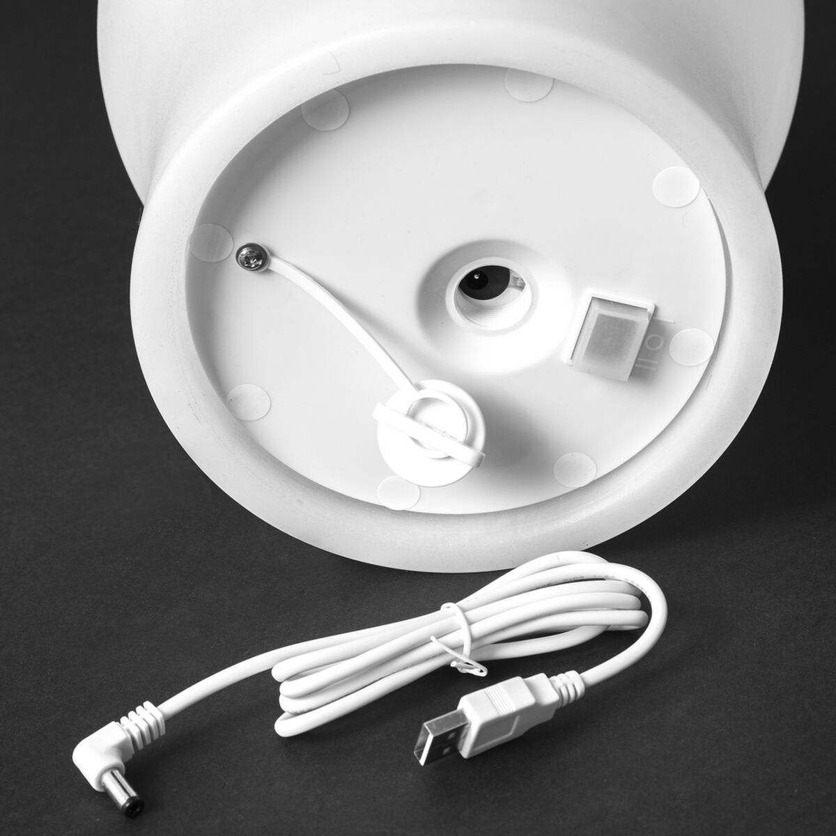 Bordslampa Lorna Vit Polyetylen 22 x 22 x 28 cm - 2