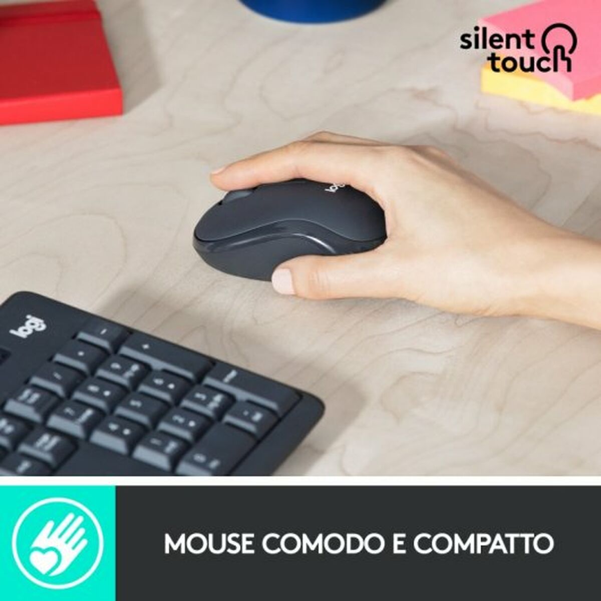 Tangentbord Logitech Svart QWERTY - 4