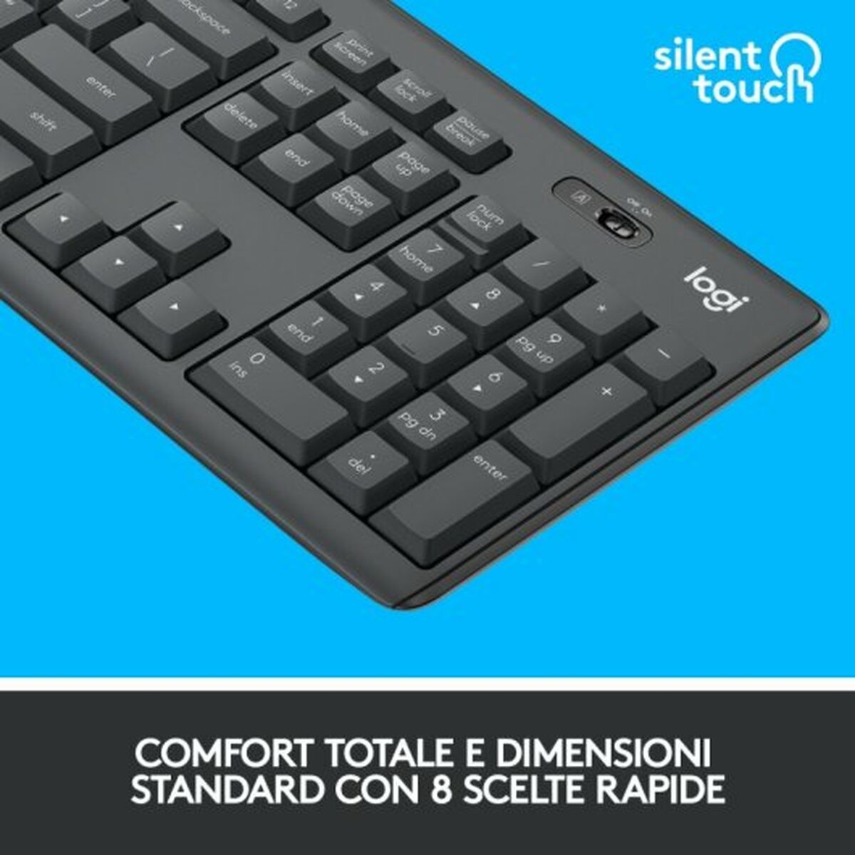Tangentbord Logitech Svart QWERTY - 3
