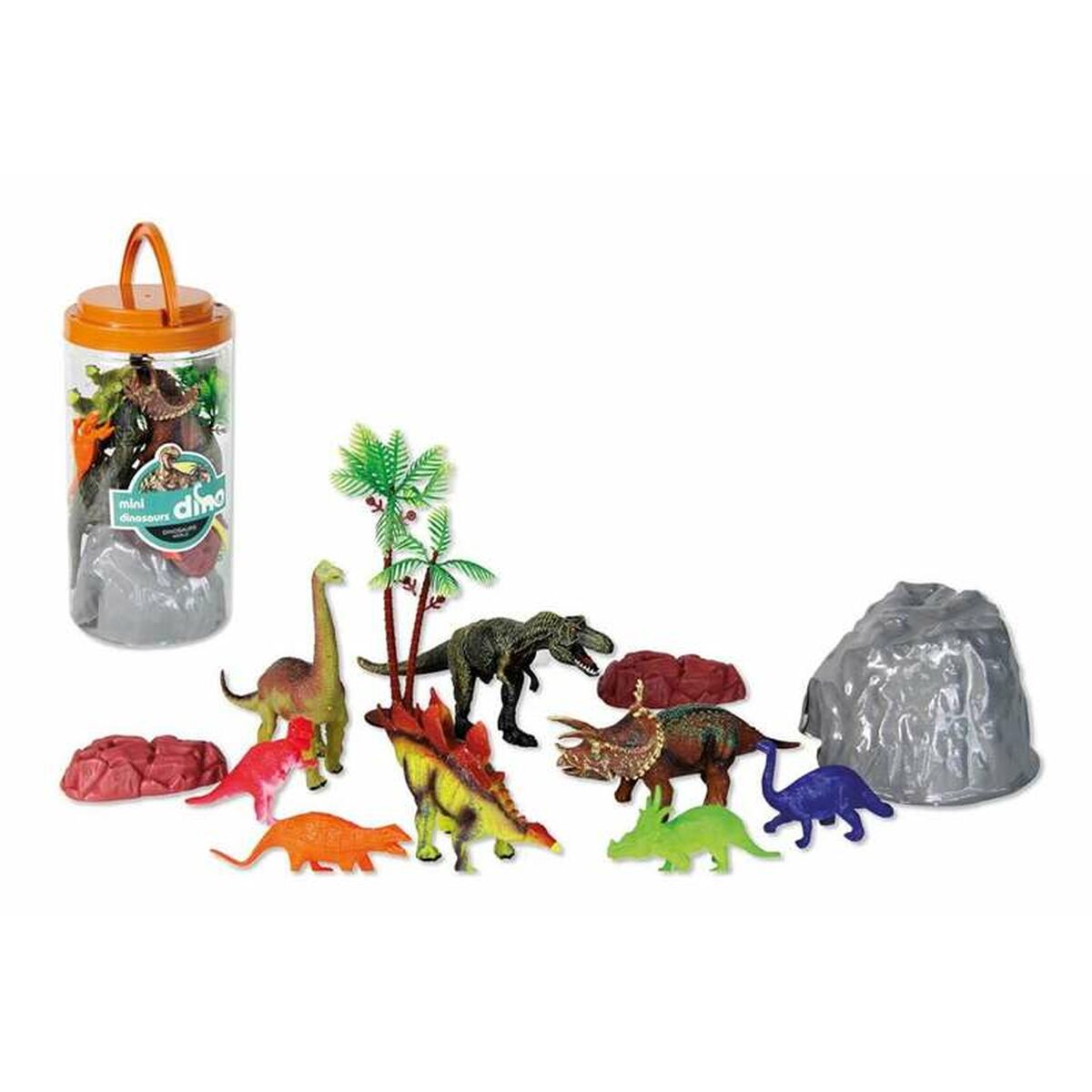 Playset 22 x 17 cm djur - 2