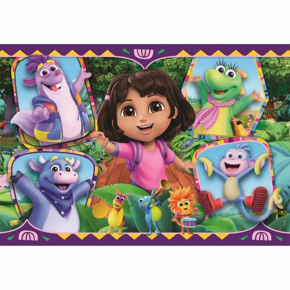 Pussel Clementoni Dora 62 x 42 cm 104 Delar - 2