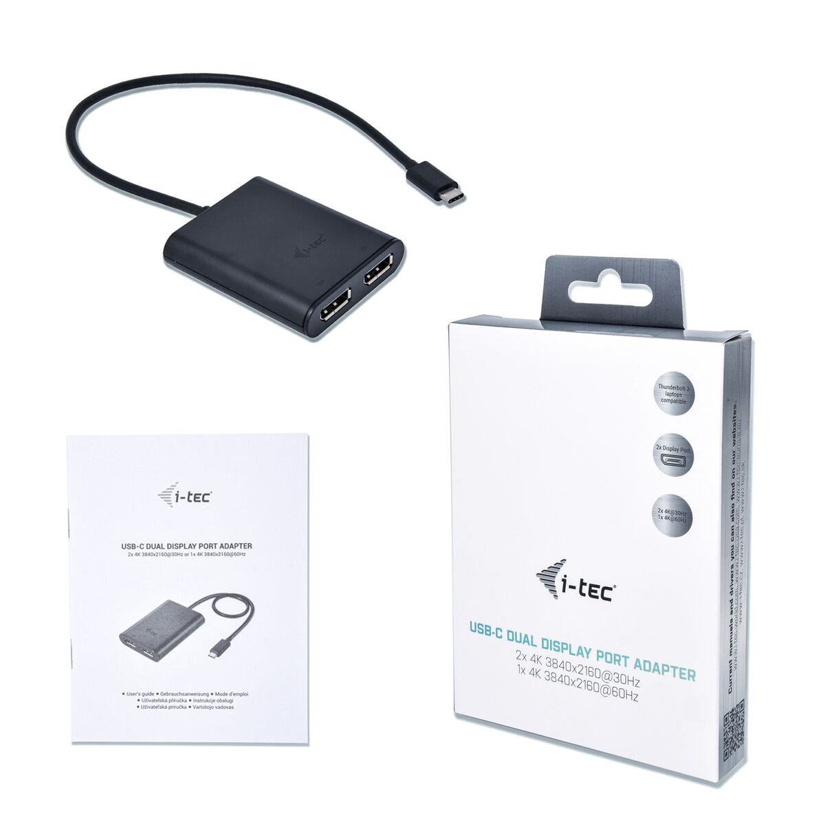 Adapter USB-C i-Tec C31DUAL4KDP          Thunderbolt 3 - 5