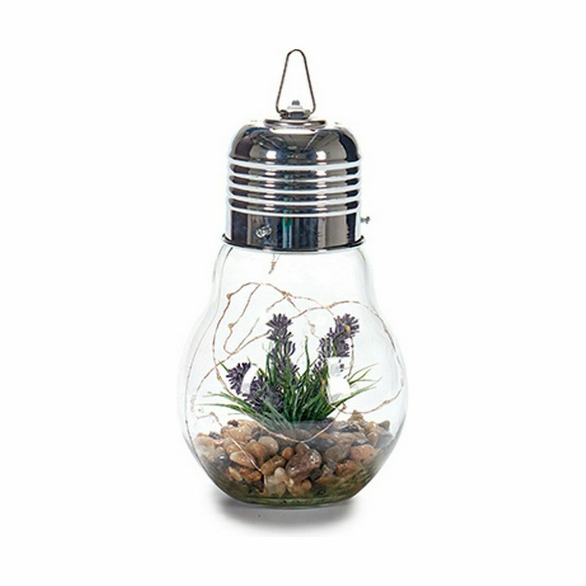 Lykta Guirlanger Lampa Lavendel Glas (8 antal) - 2