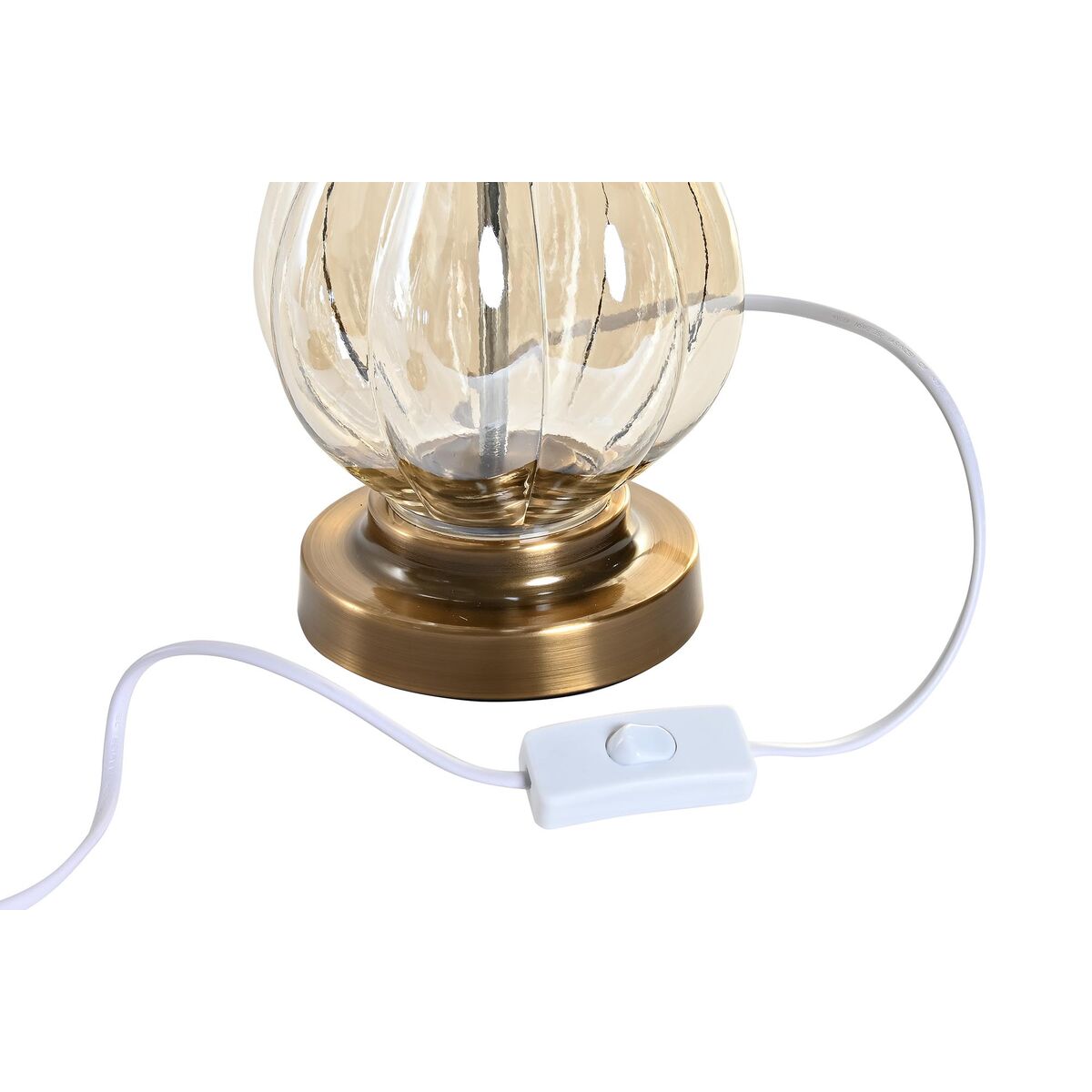 Bordslampa Home ESPRIT Vit Beige 28 x 28 x 46 cm (2 antal) - 4