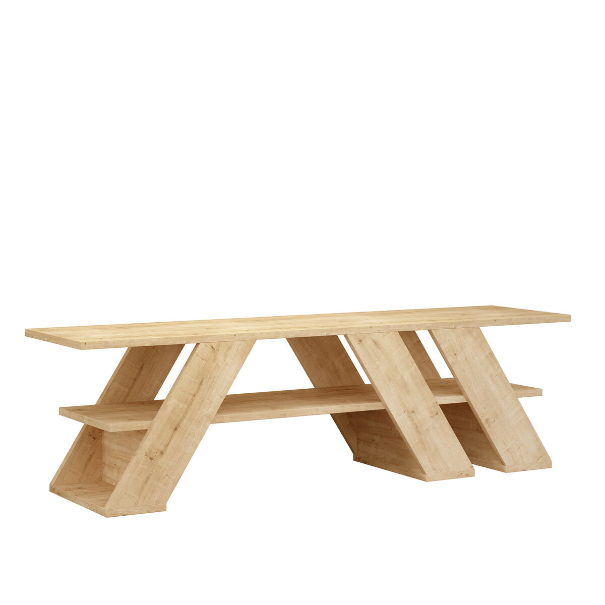 TV-möbler Alexandra House Living Diagonal Brun 140 x 40 x 34 cm